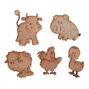 Artesanías - Animalitos de granja - Accesorio decorativo para darle un toque a tus diseños.