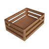 Artesanías - Cajón verdulero láser - Nº1 (12 x 16) - Cajoncito tipo verdulero realizado en mdf de 3mm. Tamaño pequeño.