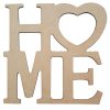 Artesanías - Palabras "Love" y "Home" - 30 cm - Accesorio decorativo para darle un toque a tus diseños.