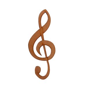 Artesanías - Clave de sol - 37 cm - Accesorio decorativo para darle un toque a tus diseños.