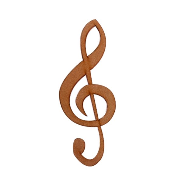 Artesanías - Clave de sol - 37 cm - Accesorio decorativo para darle un toque a tus diseños.