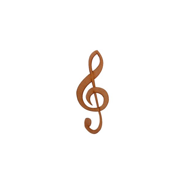 Artesanías - Clave de sol - 12 cm - Accesorio decorativo para darle un toque a tus diseños.