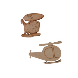 Artesanías - Helicóptero - Accesorio decorativo para darle un toque a tus diseños.
