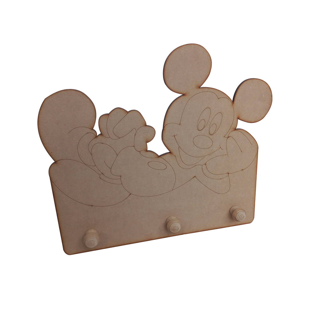 Artesanías - Perchero "Con figuras: Balón