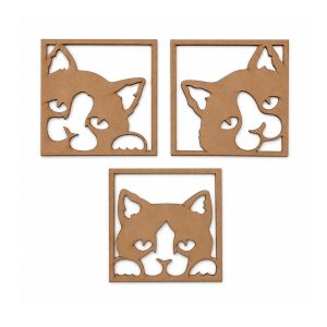 Artesanías - Gatos x3 -